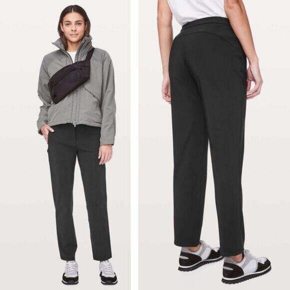 LULULEMON On The Move Pant Lightweight Size 6 Black - Picture 1 of 8